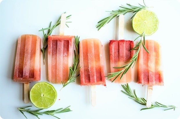 watermelon rosemary popsicles recipe