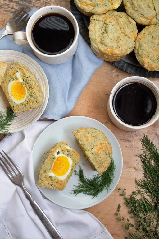 Hard Boiled Egg and Cheddar Muffins Gluten Free Recipe