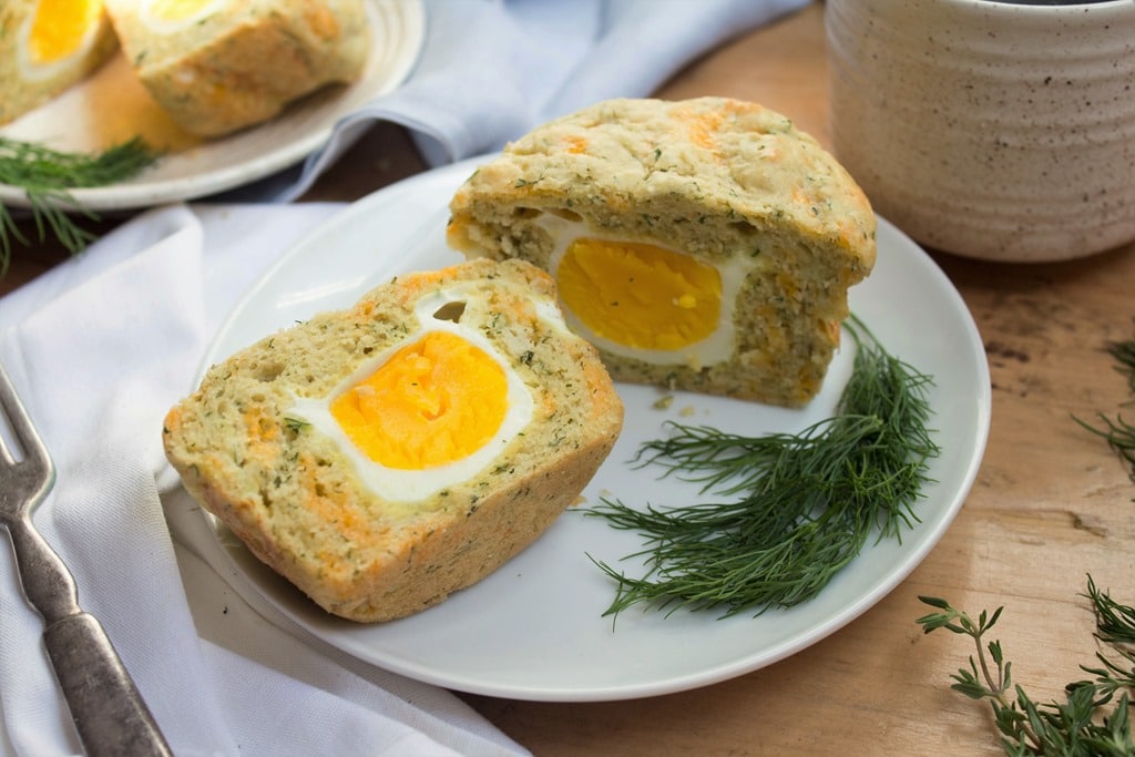 Hard Boiled Egg and Cheddar Muffins Gluten Free Recipe