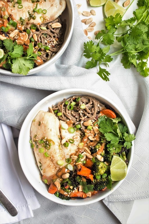 Peanut Noodles with Tilapia Easy, Delicious Dinner Recipe