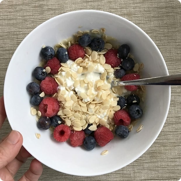 oatmeal with cottage cheese