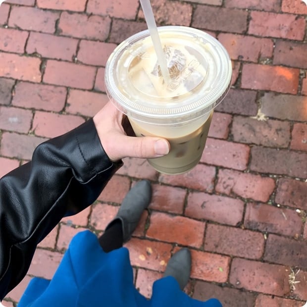 baked and wired iced latte