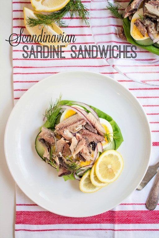 Scandinavian Sardine Sandwiches Recipe food Registered