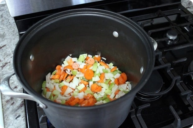 how to make homemade veggie soup