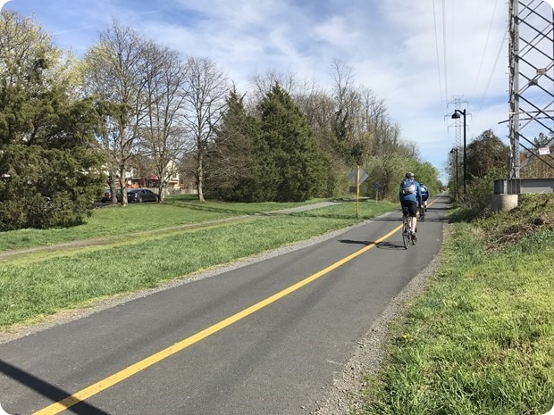 biking w&od trail