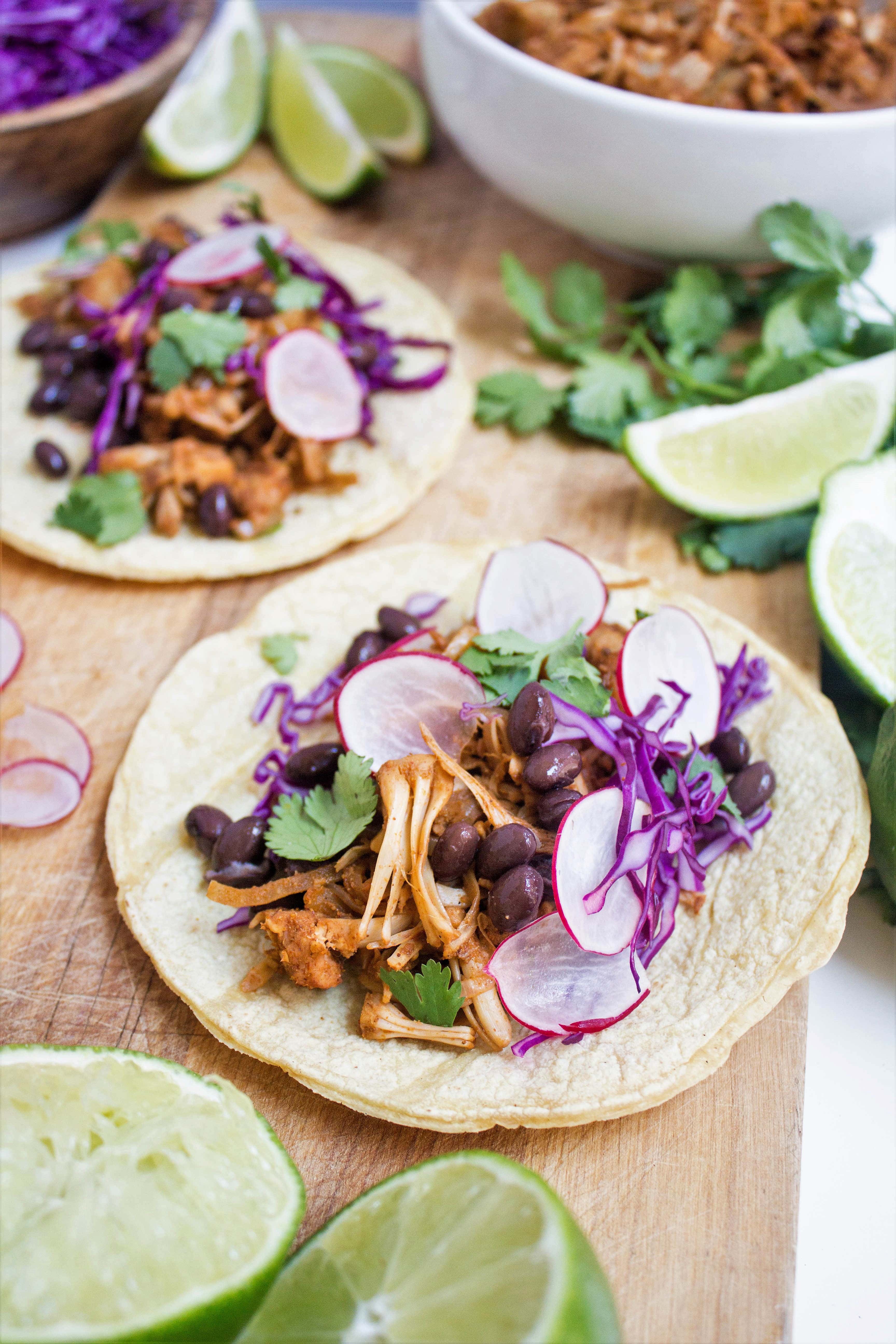 Jackfruit Carnitas Recipe | Fast, Easy, Healthy Vegan Tacos