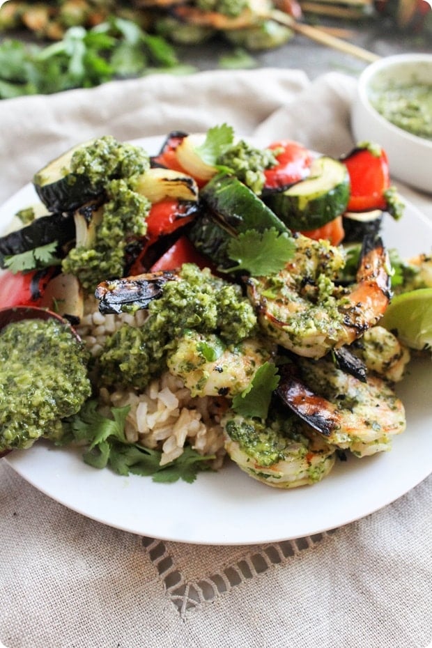 chimichurri grilled shrimp recipe