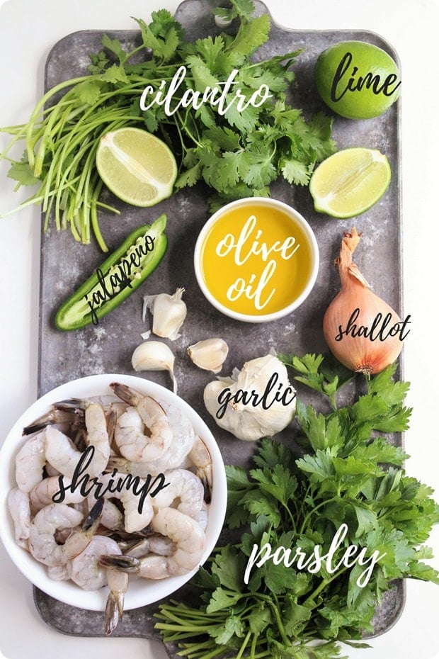 chimichurri shrimp ingredients