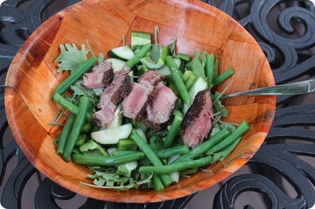 simple steak salad
