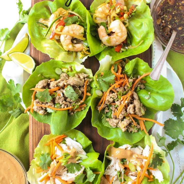 Healthy Lettuce Wrap Recipes - fANNEtastic food