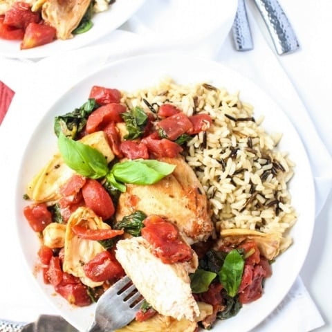 Saucy Tomato & Artichoke Chicken