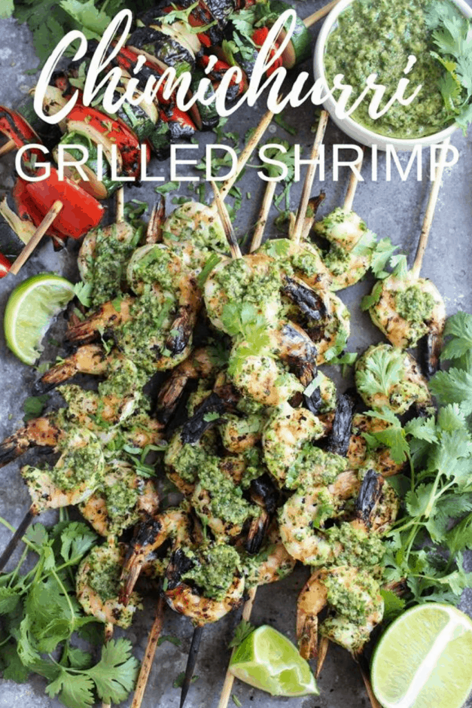 chimichurri grilled shrimp