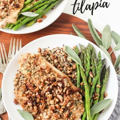 Sage & Pecan Crusted Tilapia