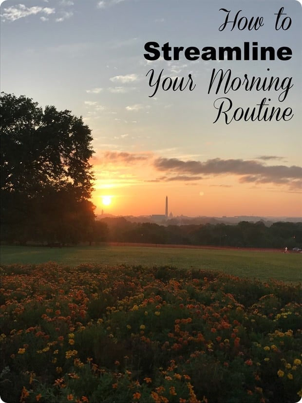 how to streamline your morning routine