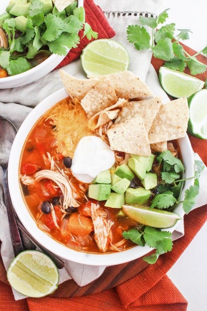 Instant Pot Chicken Tortilla Soup Recipe