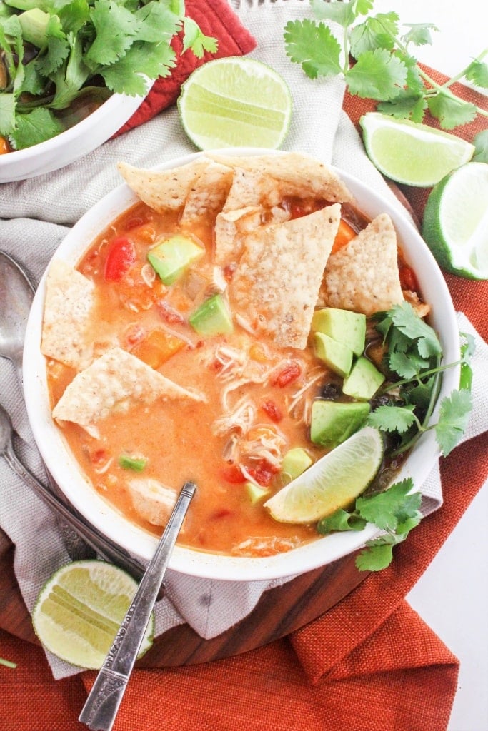 Instant Pot Chicken Tortilla Soup Recipe