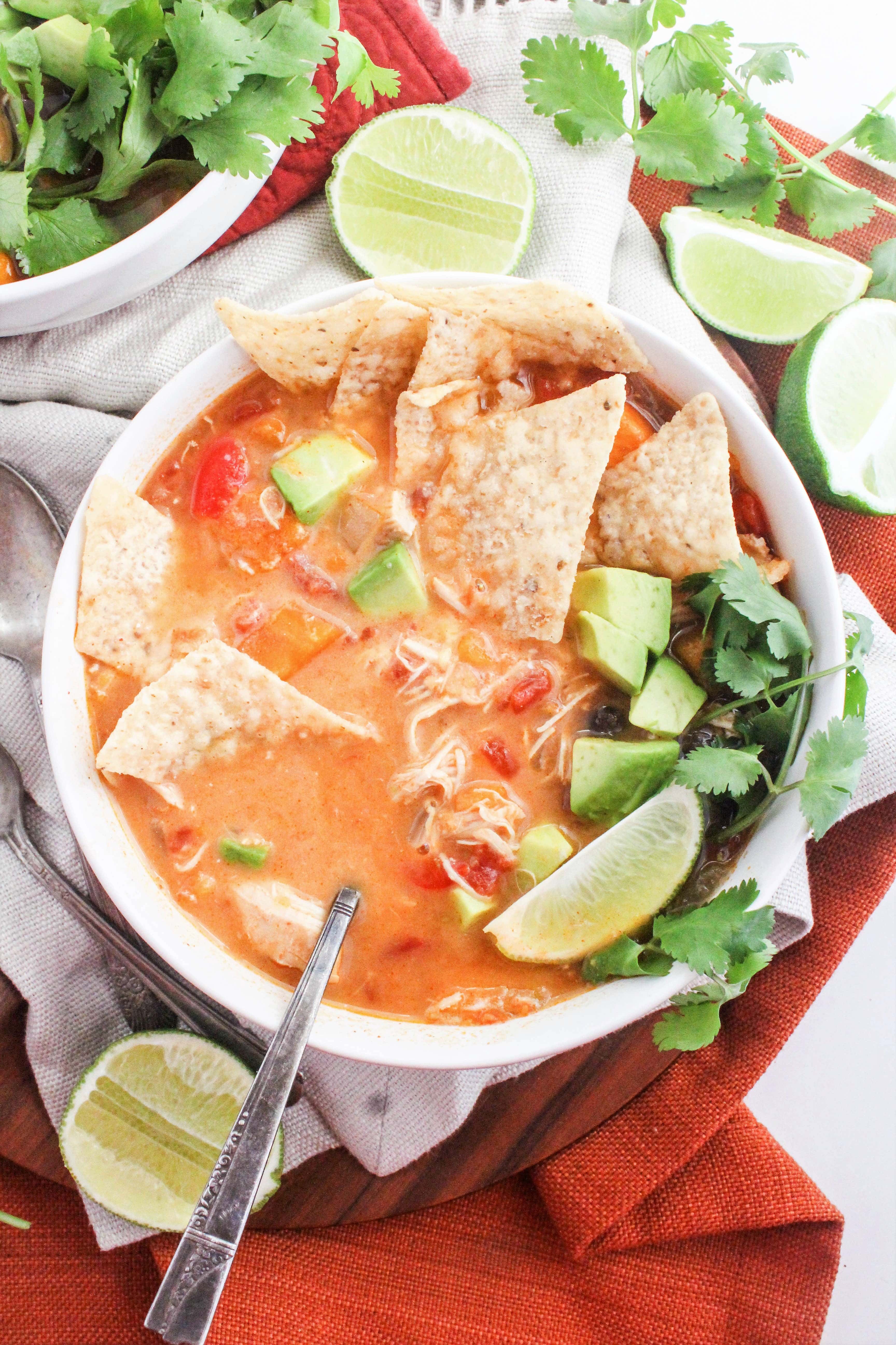 Instant Pot Chicken Tortilla Soup Recipe - fANNEtastic ...