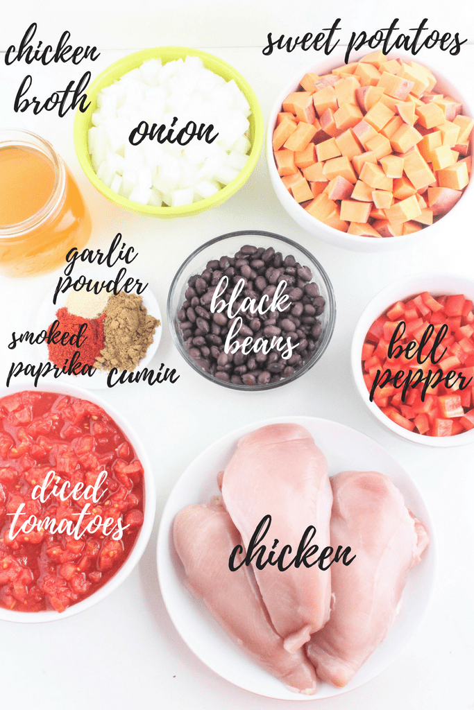 Instant Pot Chicken Tortilla Soup ingredients