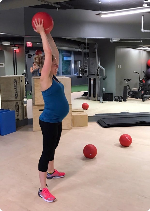 37 weeks pregnant workout