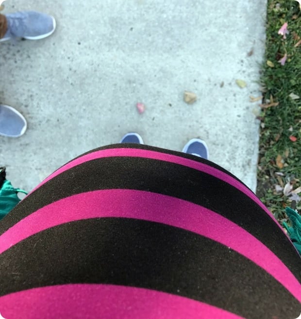 final 40 week pregnant belly photo