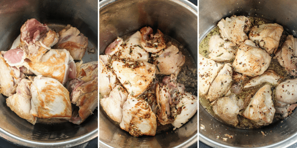 chicken thighs in an Instant Pot
