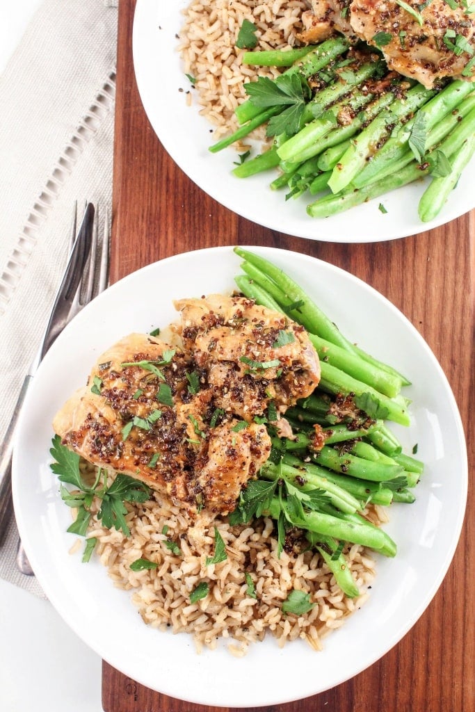 Instant Pot Maple Mustard Chicken recipe