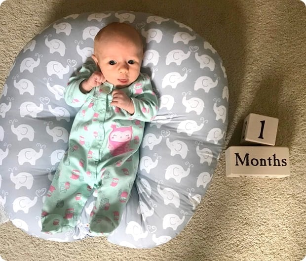 1 month old baby photo