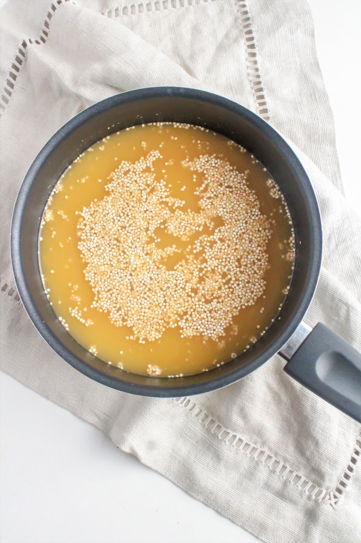 Quinoa Salad with Orange Vinaigrette, Avocado & Arugula Lunch Recipe