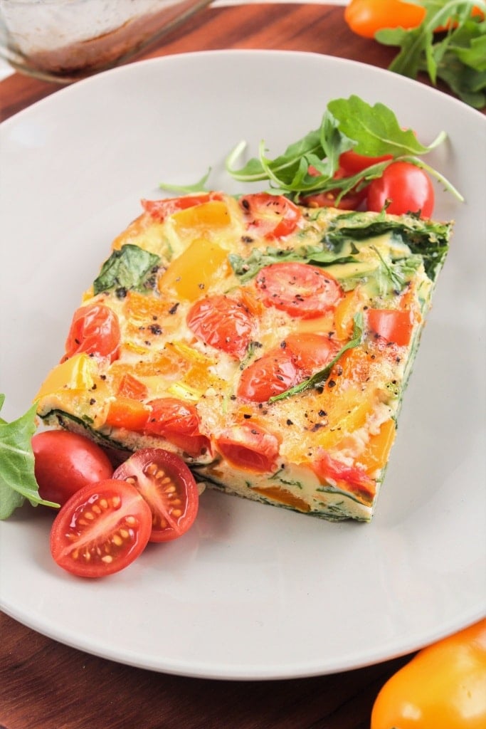 Veggie egg bake recipe