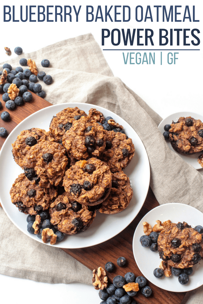 banana blueberry oatmeal muffins