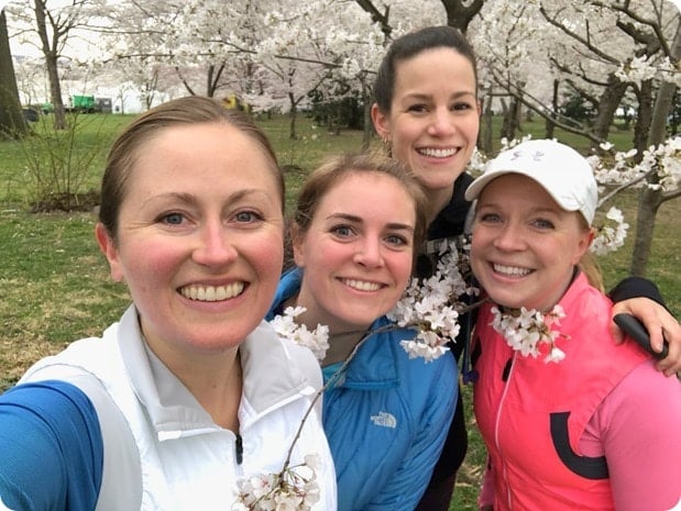 cherry blossom morning run 12