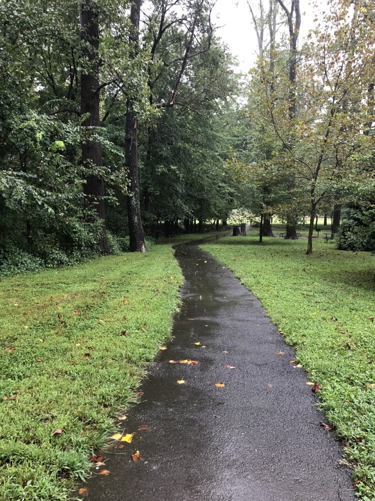 rainy run