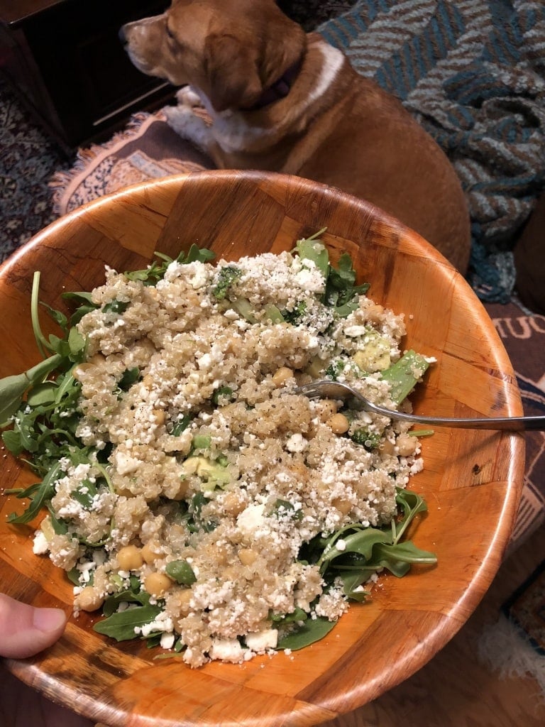 quinoa chickpea salad