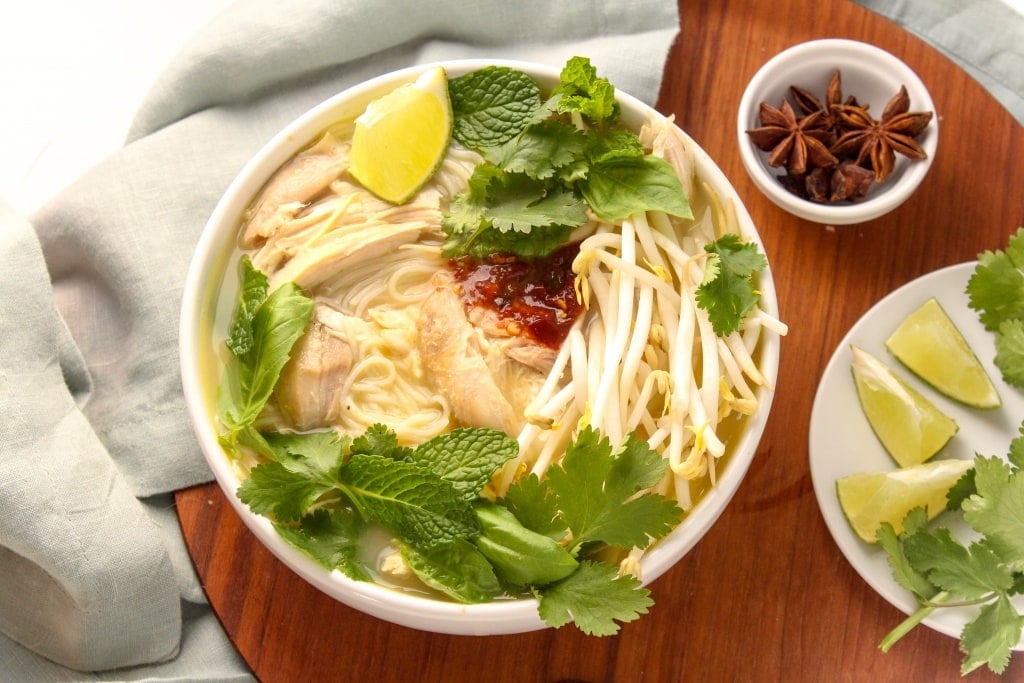 how to use rotisserie chicken - easy pho recipe
