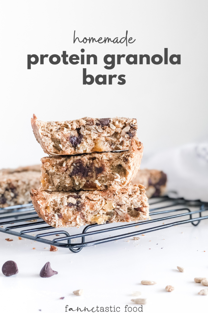 homemade protein granola bars