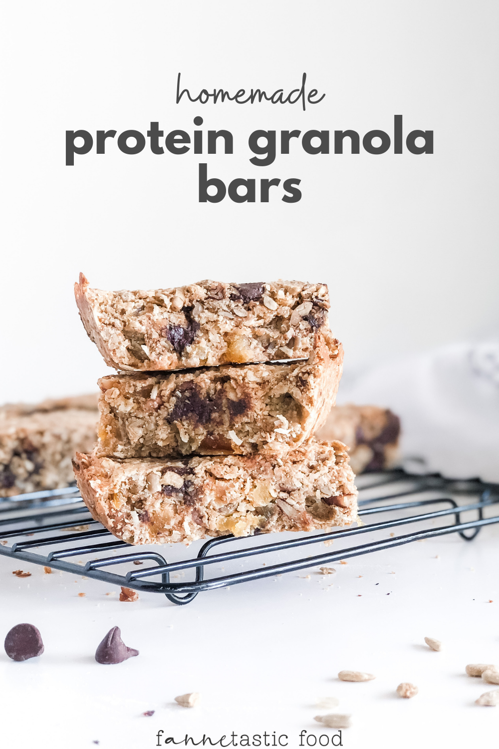 Homemade Protein Granola Bars Healthy Snack Recipe