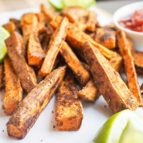 baked sweet potato fries