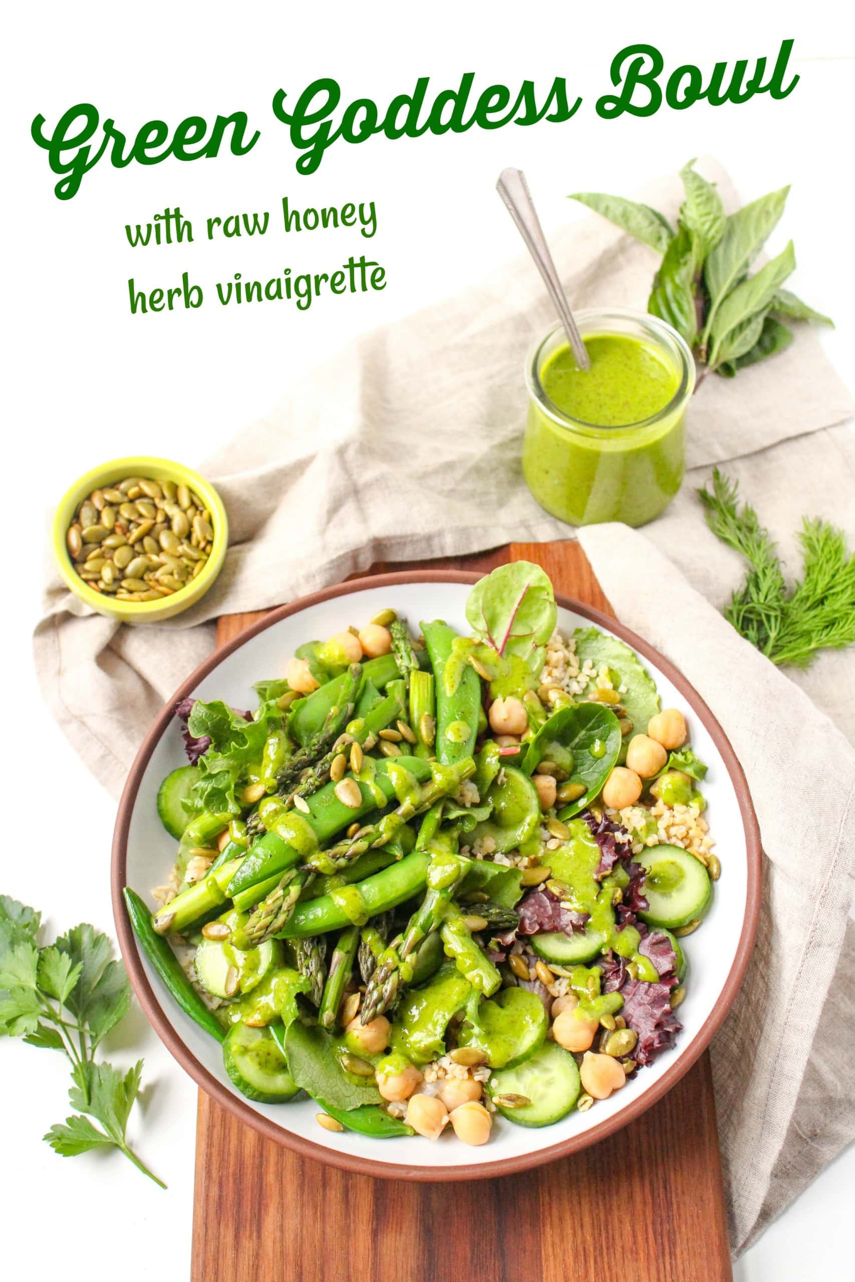 Green Goddess Spring Salad Recipe - fANNEtastic food Green Goddess Spring Salad Recipe - fANNEtastic food