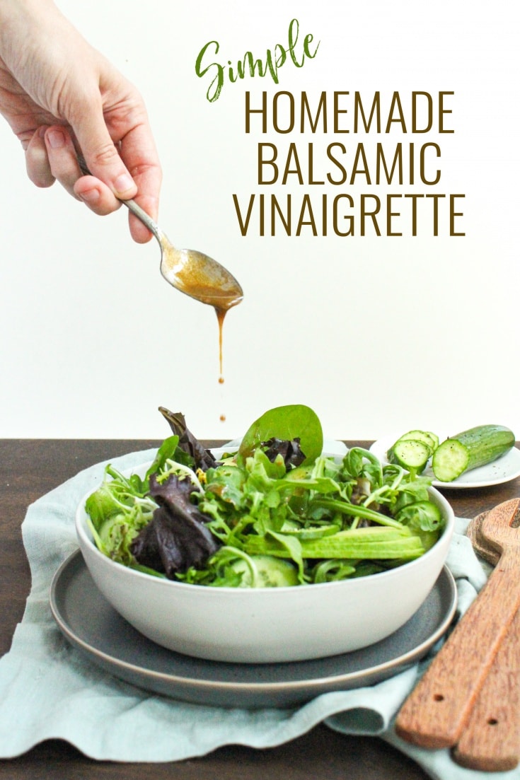 Lemon Balsamic Dressing (Vinaigrette) food