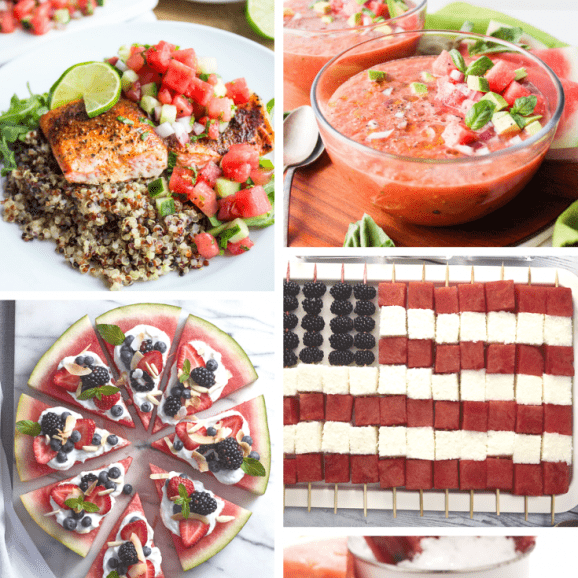 4TH OF JULY RECIPES using watermelon