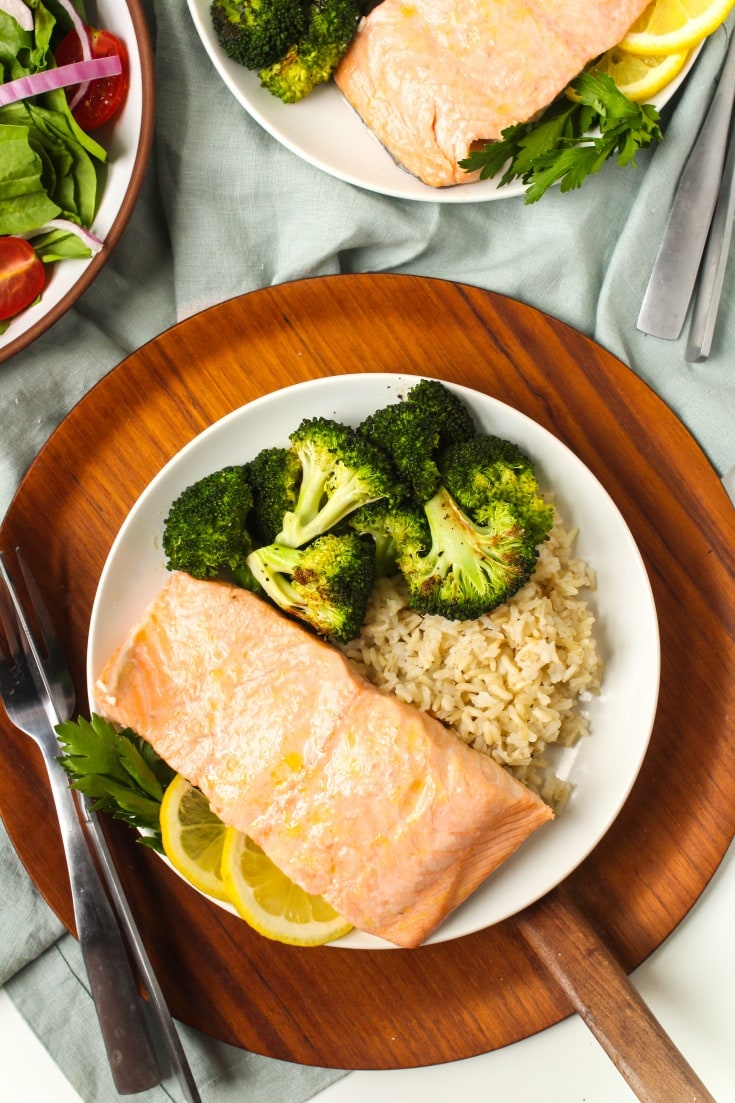 The Easiest Baked Salmon Recipe - Great for Meal Prep!