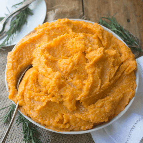 Spiced Mashed Sweet Potatoes