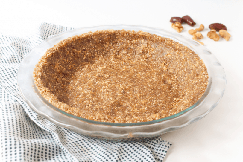 Perfect Vegan Pie Crust Recipe (No Bake) food