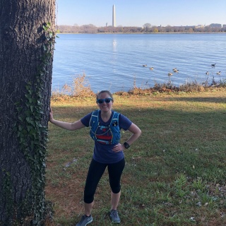 running with pretty views of washington dc