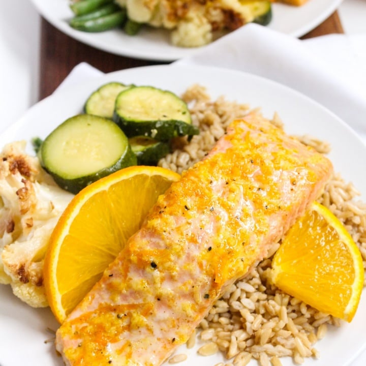 orange ginger salmon