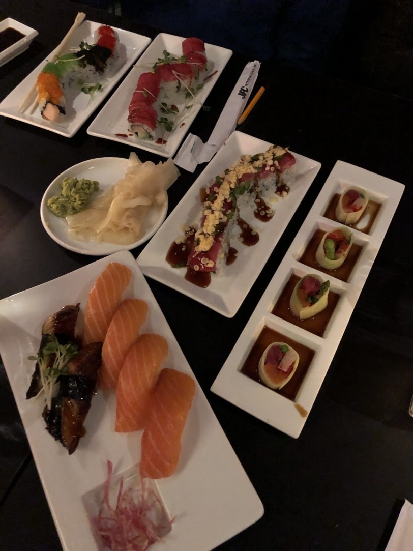 the sushi bar