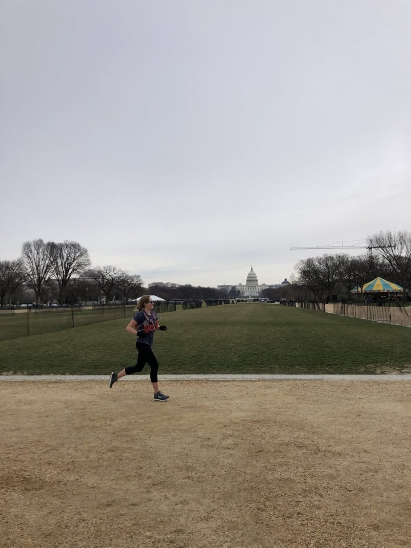 running the national mall in dc
