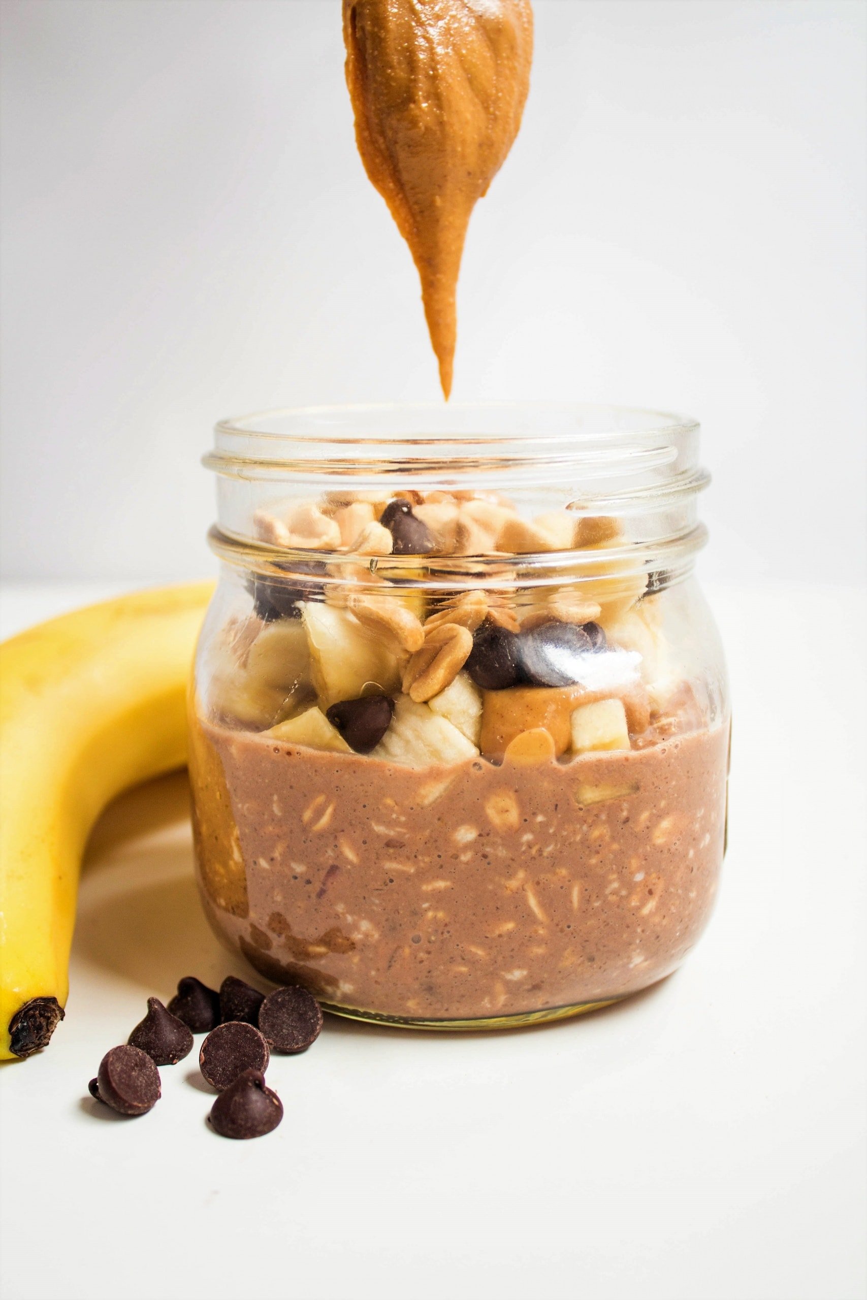 Peanut Butter Jar Overnight Oats