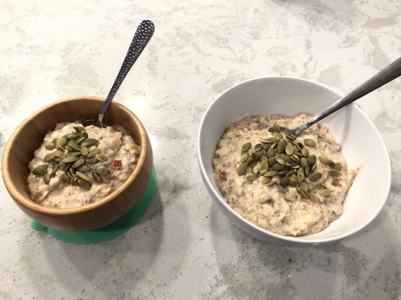 healthy homemade oatmeal