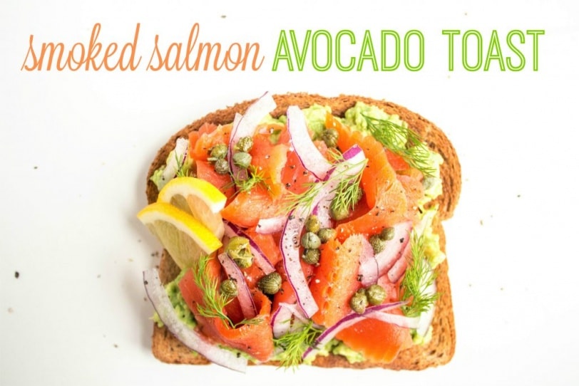 smoked salmon avocado toast recipe